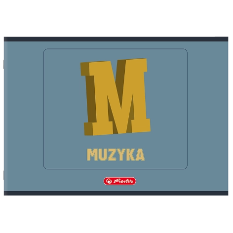 ZESZYT HERLITZ MIX A5/16K PIĘCIOLINIA MUZYKA