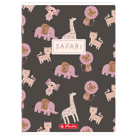 ZESZYT HERLITZ MIX A5/32K LINIA PODWÓJNA KOLOROWA