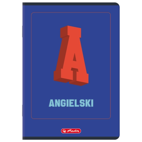 ZESZYT HERLITZ MIX A5/60K KRATKA JĘZYK ANGIELSKI