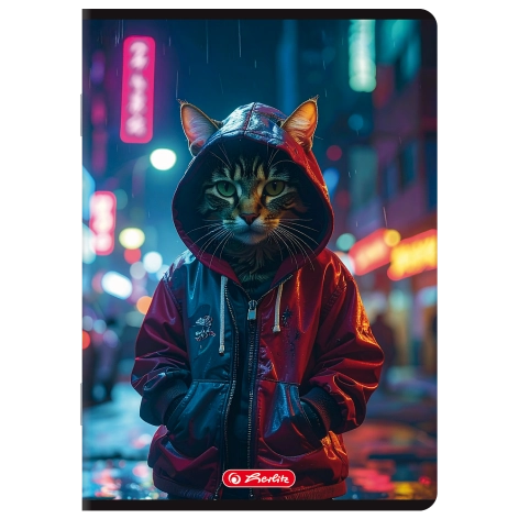 ZESZYT HERLITZ MIX A5/96K KRATKA Z MARGINESEM