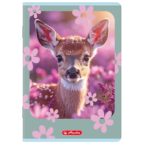 ZESZYT HERLITZ STANDARD ANIMALS A5/32K LINIA Z MARGINESEM