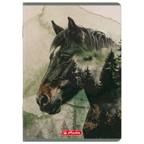 ZESZYT HERLITZ STANDARD WILD A5/60K KRATKA Z MARGINESEM