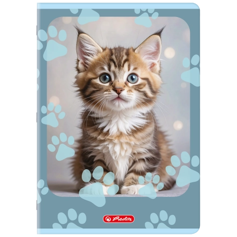 ZESZYT HERLITZ STANDARD ANIMALS A4/32K KRATKA Z MARGINESEM