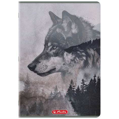 ZESZYT HERLITZ STANDARD WILD A4/96K LINIA Z MARGINESEM