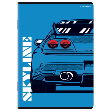 ZESZYT TOP 2000 BASIC A5/32K KRATKA Z MARGINESEM