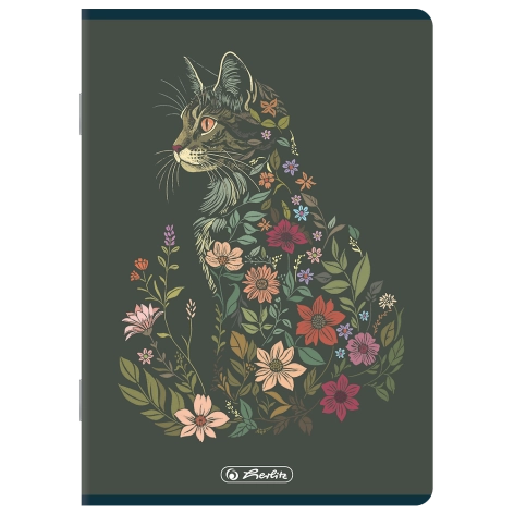 ZESZYT HERLITZ PREMIUM FLORIMALS A4/60K KRATKA Z MARGINESEM