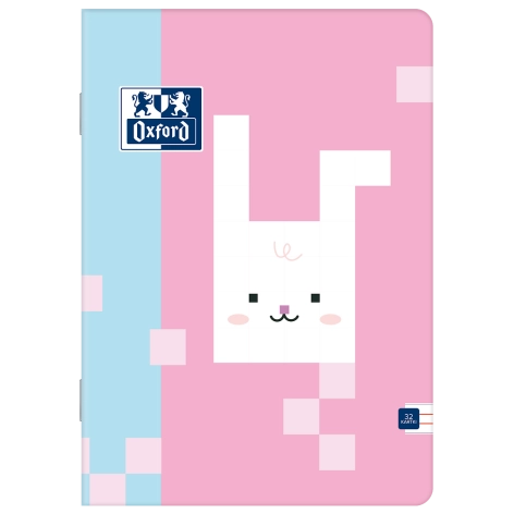 ZESZYT OXFORD ZOO BLOCKS A5/32K LINIA PODWÓJNA KOLOROWA