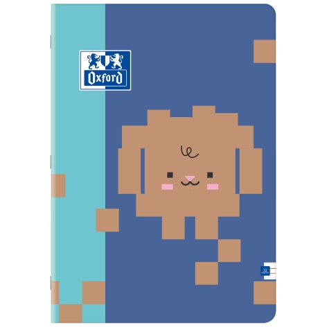 ZESZYT OXFORD ZOO BLOCKS A4/32K LINIA PODWÓJNA KOLOROWA
